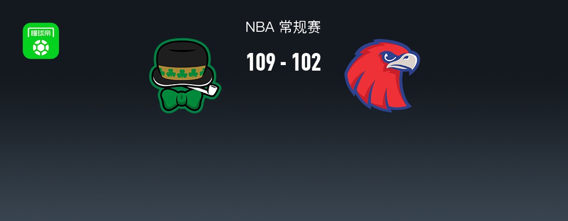 NBA戰(zhàn)報：凱爾特人109-102老鷹，普里查德36+7+4