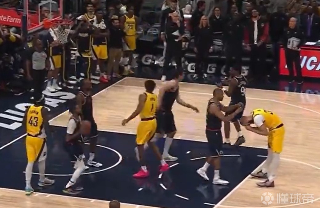 明著擺爛？步行者0.1秒落后1分獲2罰，赫夫兩罰不中送走比賽